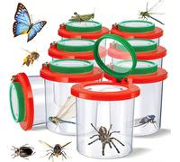 1 pièce Boîte de collecte d'insectes avec loupe, compacte et portable, pour embrasser la nature et développer l'intelligence. Outil idéal pour comprendre les différents insectes 1 Boîte d'observation