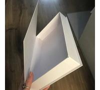 1 pièce Boîte de rangement de style livre factice de luxe avec couverture magnétique à rabat - Décoration de chambre, cadeau de Noël, accessoire de salon, boîte de rangement en carton pour télécommand