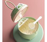 1 pièce Boîte de rangement portable pour lait en poudre/préparation, boîte hermétique et imperméable pour compléments alimentaires, emballage et stockage de poudre, couleur aléatoire Taille Unique,Gra