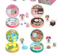1 pièce Boîte mystère de maison de poupée - Le jouet de poche ultime pour voyager ! Idéal pour les garçons et les filles de 3 à 8 ans, cette boîte surprise pleine de joie est remplie de miniatures dél