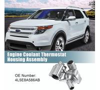 1 Pièce Boîtier d'assemblage du thermostat du liquide de refroidissement- du moteur de voiture No.4L5E8A586AB pour Ford Explorer