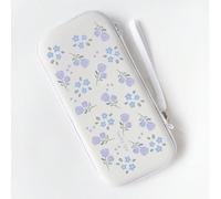1 pièce Boîtier de rangement commutateur de modèle de dessin animé simple pour console NS, étui de protection pour manette de jeu, Lite, portable et adapté aux voyages, blanc Taille UniqueEVA