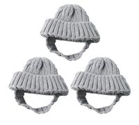 (1 pièce) Bonnet tricoté chaud pour chiens et chats, parfait pour un costume d'hiver, un plaisir en plein air et une photo. Bonnet tricoté chaud pour animaux de compagnie, facile à laver en machine