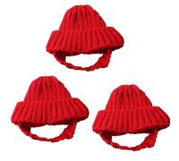 (1 pièce) Bonnet tricoté chaud pour chiens et chats, parfait pour un costume d'hiver, un plaisir en plein air et un chapeau tricoté pour animal de compagnie, accessoire de costume élastique pour chiot