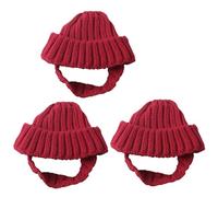 (1 pièce) Bonnet tricoté chaud pour chiens et chats, parfait pour un costume d'hiver, un plaisir en plein air et un chapeau tricoté pour animal de compagnie, accessoire de costume élastique pour chiot