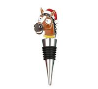 (1 pièce) Bouchon de vin de Noël - Bouteille en métal pour fêtes de fin d ' année, accessoire et festif, bouchon décoratif, accessoire festif et bouchon décoratif