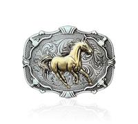 1 Pièce Boucle De Courroie De Poney, Métal Créatif, Élé Élé, Boucle De Ceinture De Remplacement Vintage Pour Hommes, Décoration D'Accessoires De Ceinture.