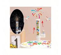 1 pièce Bougie musicale et accessoire de pulvérisation florale chantante, décoration de gâteau surprise, améliore l'atmosphère de la fête Taille Unique,Pas de version musicale,MusiqueGelée
