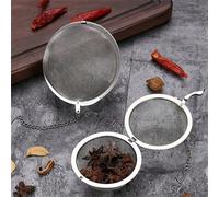 1 pièce, Boule d'assaisonnement en maille, Boule d'épices, Sachet de thé en métal, Boule de thé, Passoire à thé, Infuseur à thé, Filtre à thé haut de gamme, Filtre à thé en maille, Séparateur de thé c