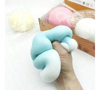 1 pièce Boule de slime moelleuse géante de 11 cm, apporte de la bonne chance musicale, meilleure expérience tactile, dernière boule anti-stress extra-large, boule anti-stress, jouet pour les doigts, j