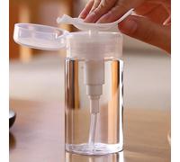 1 pièce Bouteille de pression en plastique pour animaux de compagnie de 120 ml, bouteille de tonique claire de 120 ml, bouteille d'eau démaquillante, bouteille d'eau démaquillante vide, bouteille d'hu