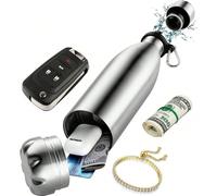 1 Pièce Bouteille D'eau De Diversion De 10,6 Oz, Bouteille D'eau Portable Cachette Secrète, Organiseur De Pilule, Cachette Sûre Pour L'argent Boîte En Forme De Porte-clés En Bonus Taille Unique,grand,