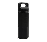 1 Pièce Bouteilles Étanches En Aluminium,Cachette Secrete, Capsule Temporelle, Étanche Capsule Joint Bouteille Pilule Boîte De Survie ，Cachette Argent(Noir,A)