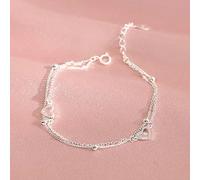 1 pièce Bracelet biface en forme de cœur, style mori et douceur mignonne pour les filles, cadeau parfait pour les étudiantes, les femmes pour leur anniversaire/leur anniversaire de mariage Taille Uniq