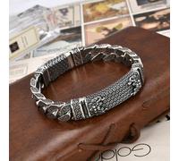 1 pièce Bracelet charm avec armure de la dynastie Tang et lion vintage, accessoire sophistiqué pour homme, à porter au quotidien et cadeau 18CM (17-18CM),20CM (19-20CM),22CM (21-22CM)Cuivre