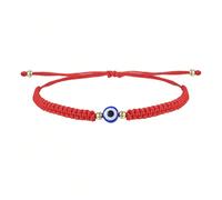 1 pièce Bracelet d'amitié tressé à la main avec décor d'œil mauvais pour enfants, réglable, polyvalent pour un port quotidien ou en cadeau Taille UniqueABS