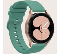 1 pièce Bracelet de montre universel plat en silicone vert de 18 mm/20 mm/22 mm pour /Garmin/Amazfit 18mm,20mm,22mmSilicone