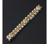 1 Pièce Bracelet En Acier Inoxydable Simple Et Élégant Avec Conception De Trois Couronnes Taille UniqueAcier inoxydable