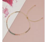 1 pièce Bracelet réglable coloré avec perles pour femmes, à la mode pour un port quotidien, convient comme cadeau du Nouvel An Taille UniqueABS