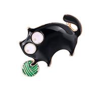 1 Pièce Broche Chat Cartoon Adorable Émail pour Vêtements Accessoire de Mode Unique pour Toutes Occasions