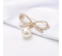 1 pièce Broche perle sangle fixe breloque épingle de sûreté pour femme pull robe vêtement petite broche cardigan clip chaîne revers décolleté bijoux