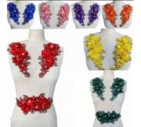 1 pièce Broche verte faite main avec strass pour femme, accessoire élégant et polyvalent pour les fêtes, peut être utilisé sur la ceinture, le col ou l'épaule des vêtements Taille Unique,Blanc,noir,bl