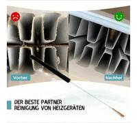 1 pièce Brosse à radiateur en poils de chèvre de 72 cm - Pour le nettoyage des radiateurs plats Brosse longue monobloc [version améliorée],Mini-pinceau monobloc [version d'essai],Brosse longue monoblo