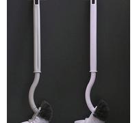 1 pièce Brosse de toilette japonaise en forme de S sans angle mort, brosse de toilette en forme de T, décoration de salle de bain, décoration d'automne Taille Unique,Modèle amélioré 1 pack,Pack versio