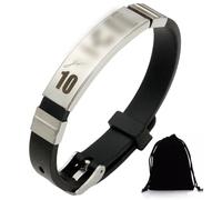 1 pièce Cadeaux Football Garçons Bracelet Enfants, Ballons de Foot Choses Cool pour Garçons, Cadeaux pour 1-12 ans(Mes si)