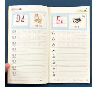 1 pièce Cahier d'entraînement à l'alphabet pour enfants, 30 pages de pratique d'écriture des lettres de A à Z, pour apprendre l'anglais et la pratique de l'écriture préscolaire, fournitures éducatives