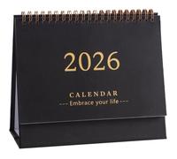 1 Pièce Calendrier de table 2026, Calendrier de juillet 2025 à décembre 2026,Calendrier de table à poser,2026 Ephemeride,