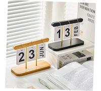 1 pièce Calendrier en bois massif de style minimaliste. Calendrier de bureau 2025, calendrier de bureau, calendrier décoratif. Calendrier universel pour toutes les années. Décoration pour chambre, bur