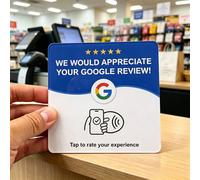 1 pièce, carte NFC réutilisable pour écrire des avis Google, carte NFC programmable pour écrire des avis sur Google, facile à utiliser, permet de gagner du temps, produit directement à l'usine. 1PCS