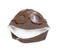 1 Pièce Casquette À Visière Pour Enfants, Chapeau Pour Enfants De Mode De Dessin Animé, Chapeau Chaud Coupe-Vent D'Hiver, Chapeau Pour Enfants Avec Lunettes De Sécurité (Marron)