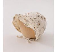 1 pièce Casquette avec rabats d'oreilles à fleurs marguerite pour bébé, princesse, douce et confortable pour les nouveau-nés filles, printemps/automne 0-2YPlantesPolyester