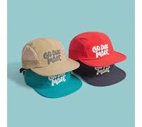 1 pièce Casquette de baseball 5 panneaux fine et séchage rapide pour l'été pour hommes, maille respirante réglable, chapeau plat polyvalent et décontracté à la mode, pour la randonnée graphique,Lettre
