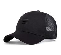 1 Pièce Casquette De Baseball En Maille Avec Broderie Tricolore Pour Hommes, Chapeau Décontracté À L'épreuve Du Soleil Pour Les Voyages De Printemps Et D'été, Les Soirées À La Plage Taille UniqueUnico