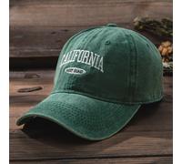1 pièce Casquette de baseball lavée avec broderie Californie West Coast style Y2K, convient pour les sports de plein air, la protection solaire, les déplacements quotidiens, l'été, la plage, les vacan