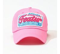 1 pièce Casquette de baseball pour femme avec broderie 3D. Casquette snapback à la mode K-pop offrant une protection solaire. Chapeau doux et respirant, idéal pour les sports et les cadeaux. Chapeau n