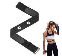 1 Pièce Ceinture Pectorale Cardiofréquencemètre Bande élastique Réglable (70 cm à 105 cm) pour Cardiofréquencemètre pour Garmin Wahoo Polar H10 H9 Coospo Magene Bryton LIVLOV Capteurs de Distance 45mm