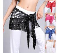 1 pièce Chaîne de taille ajourée à franges pour danse du ventre, foulard de taille à franges personnalisé pour danse jazz, foulard de taille pour danse de rue hip-hop, adapté aux festivals, décoration
