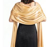 1 pièce Châle en satin, polyvalent pour toutes les saisons, convient pour les robes de soirée, les fêtes, les mariages, les demoiselles d'honneur, les tenues décontractées, la plage, les vacances Unic