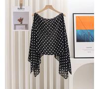 1 pièce Châle léger et polyvalent à imprimé pois, conception ample convenant à de multiples façons de le porter, serviette de plage Polyester
