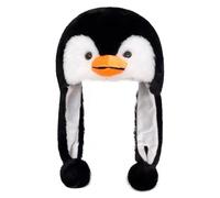 1 Pièce Chapeau De Pingouin Chaud, Chapeau De Protection Des Oreilles De Pingouin Mignon, Chauffe-Oreille Froide En Plein Air, Chapeau En Peluche Animal Créatif, Chapeau D'Hiver Chaud