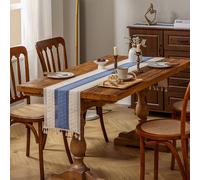 1 pièce Chemin de table vintage de luxe ajouré avec franges, tapis pour desserte, table basse, set de table isolant thermique 30*180,30*220,30*200,30*160,30*300,30*275,30*120,30*45,30*140,30*240Géomét
