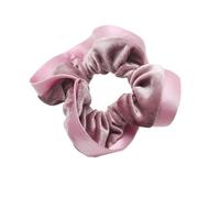 1 pièce chouchous for femmes bandes élastiques en velours for cheveux filles cravate for cheveux queue de cheval supports for cheveux accessoires for cheveux(Pink)