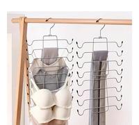 1 pièce Cintre à lingerie pliable multicouche 4/8 couches - Rack de rangement pour camisoles gain de place, peut ranger les vêtements, les cravates, etc. Pour le système de rangement des vêtements des