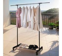 1 pièce Cintre à vêtements à tige unique, cintre multifonctionnel pour accrocher et exposer les vêtements, portant de vêtements portable, support de rangement, décoration de maison pour chambre à couc
