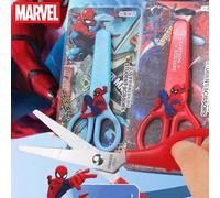 1 pièce Ciseaux de sécurité Spider-Man anime Marvel, ciseaux faits à la main de bandes dessinées, fournitures de papeterie mignonnes, outils de peinture et de découpe pour les arts et l'artisanat, déc