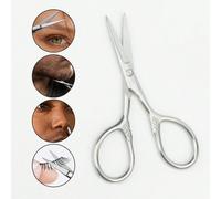 1 pièce Ciseaux de taille de barbe, ciseaux de beauté pour le toilettage, petits ciseaux à tête ronde, outil de maquillage, ciseaux droits Sparta, bon marché, articles de remplissage de bas de Noël, m
